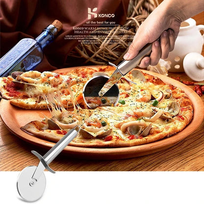 Roulette à pizza en acier inoxydable