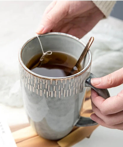 Tasse en Porcelaine avec cuillère - 600ml