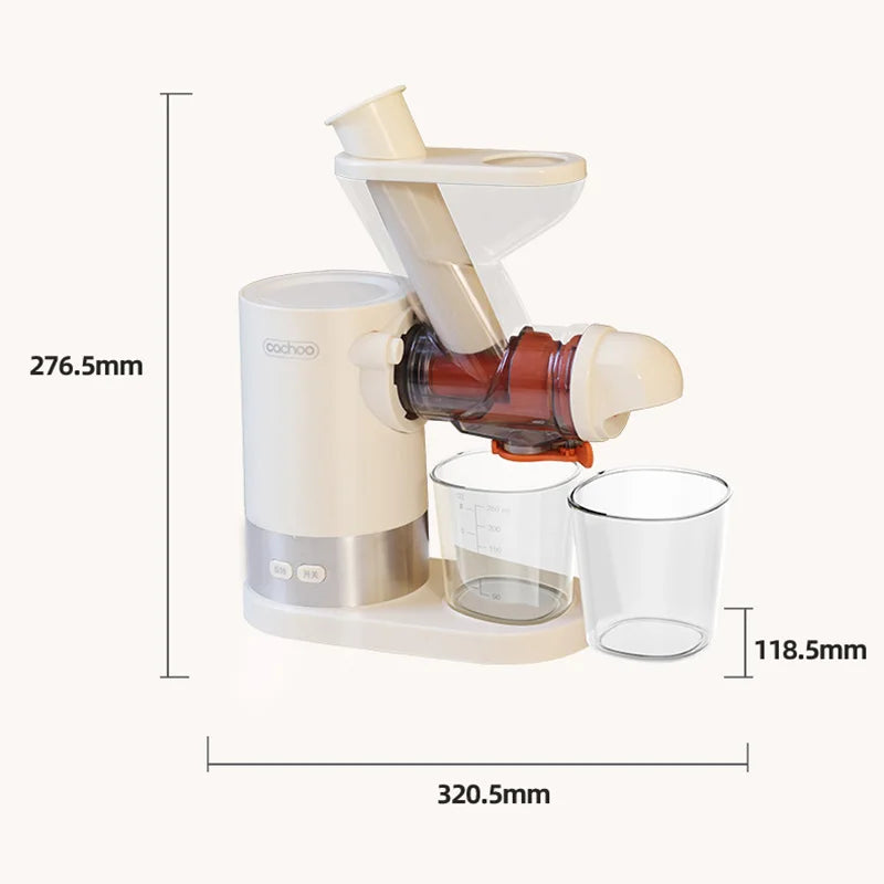 Extracteur de jus à rotation lente multifonction automatique