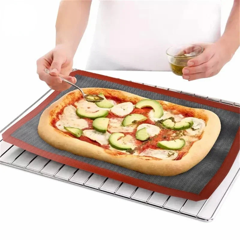 Tapis de cuisson perforé en silicone antiadhésif