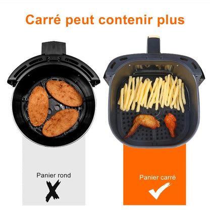 Friteuse à air avec fenêtre visuelle - 5,5L