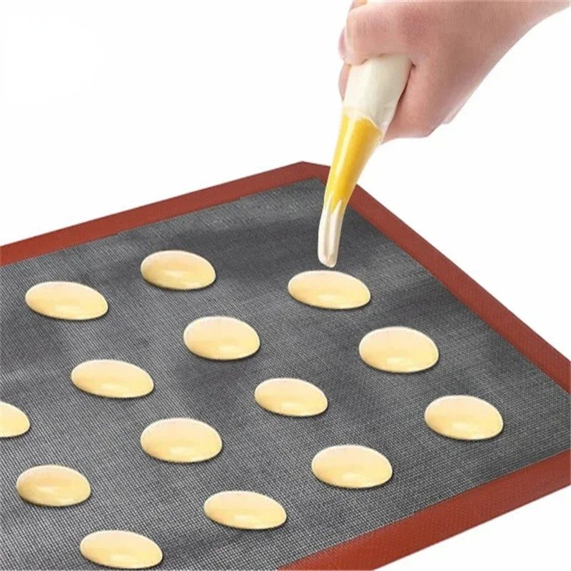 Tapis de cuisson perforé en silicone antiadhésif