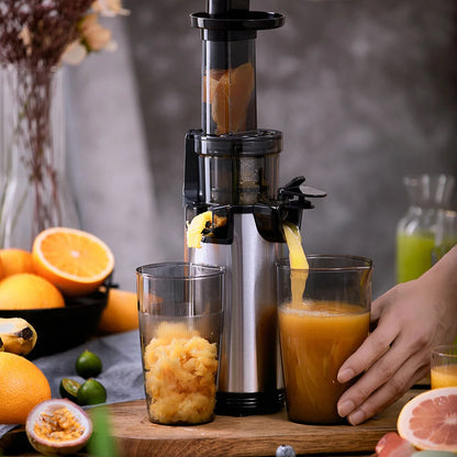 Extracteur de jus électrique multifonction avec 2 tasses en acier inoxydable