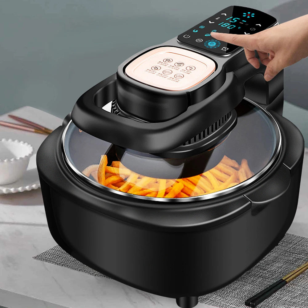 Friteuse sans huile de grande taille avec écran tactile LED -  6L