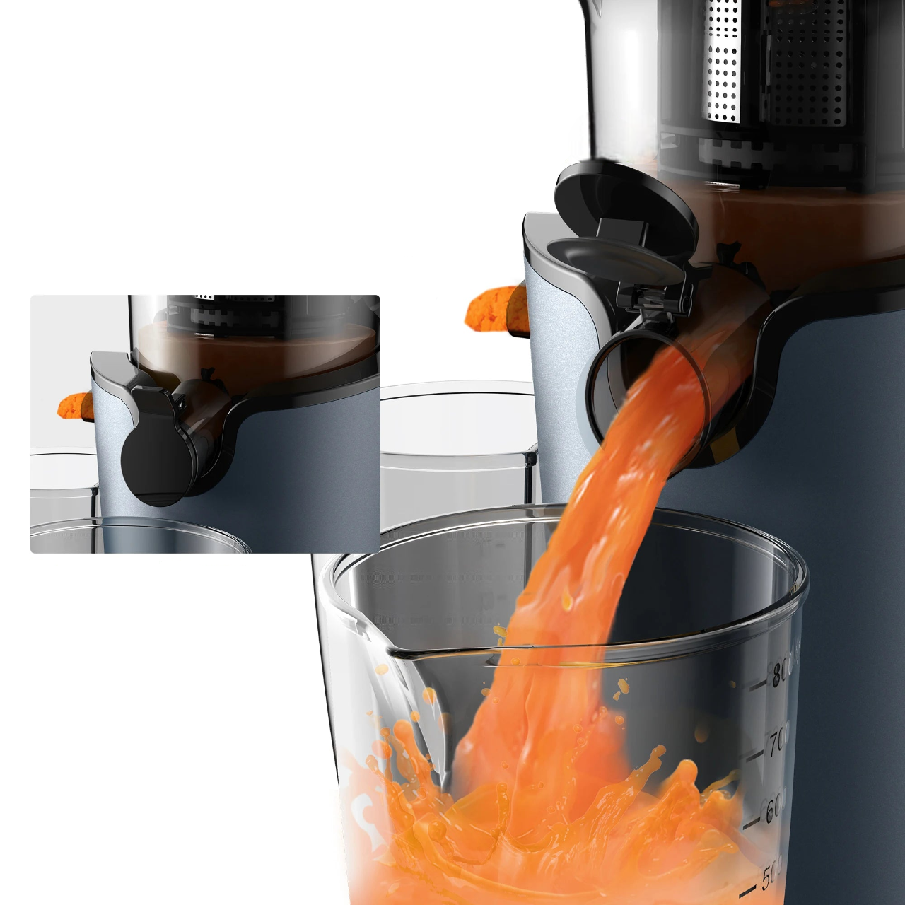 Extracteur de Jus à Rotation Lente – Puissance et Performance pour des Jus Parfaits