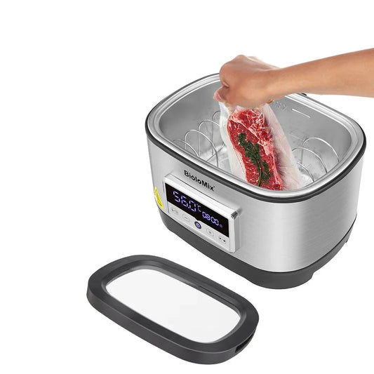 Cuiseur sous vide professionnel avec contrôle tactile en acier inoxydable - 8L