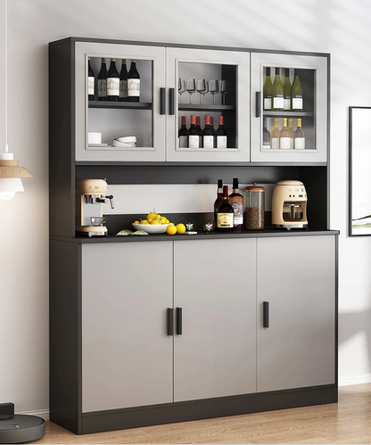 Buffet de cuisine moderne en ardoise avec armoire de rangement