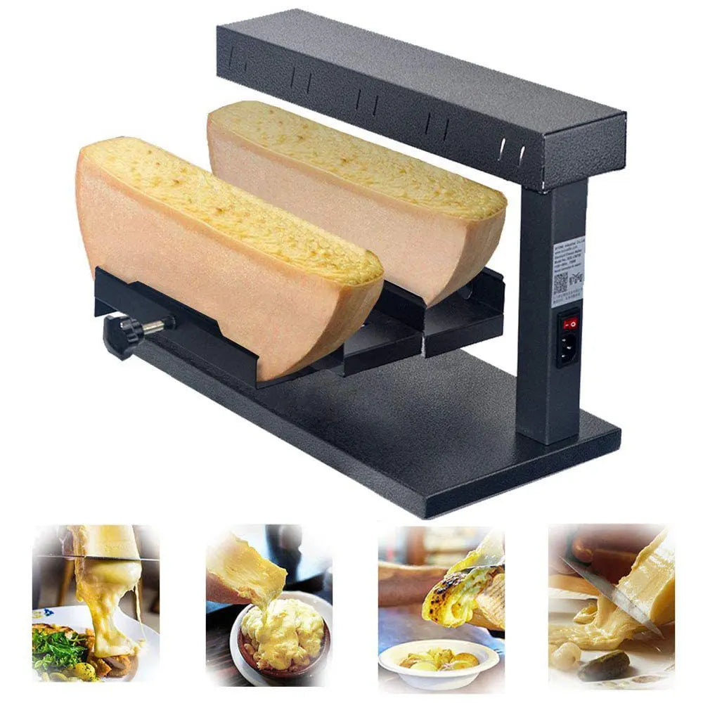 Appareil à raclette électrique à double fondoir