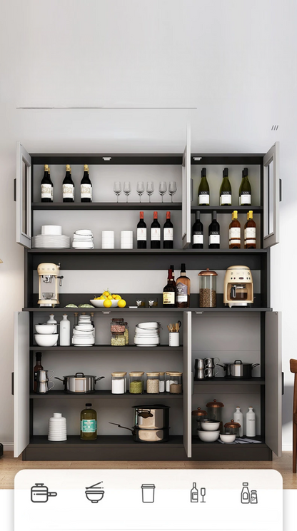 Buffet de cuisine moderne en ardoise avec armoire de rangement