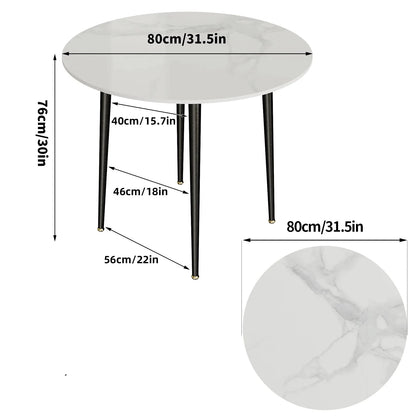 Table salle à manger ronde en marbre