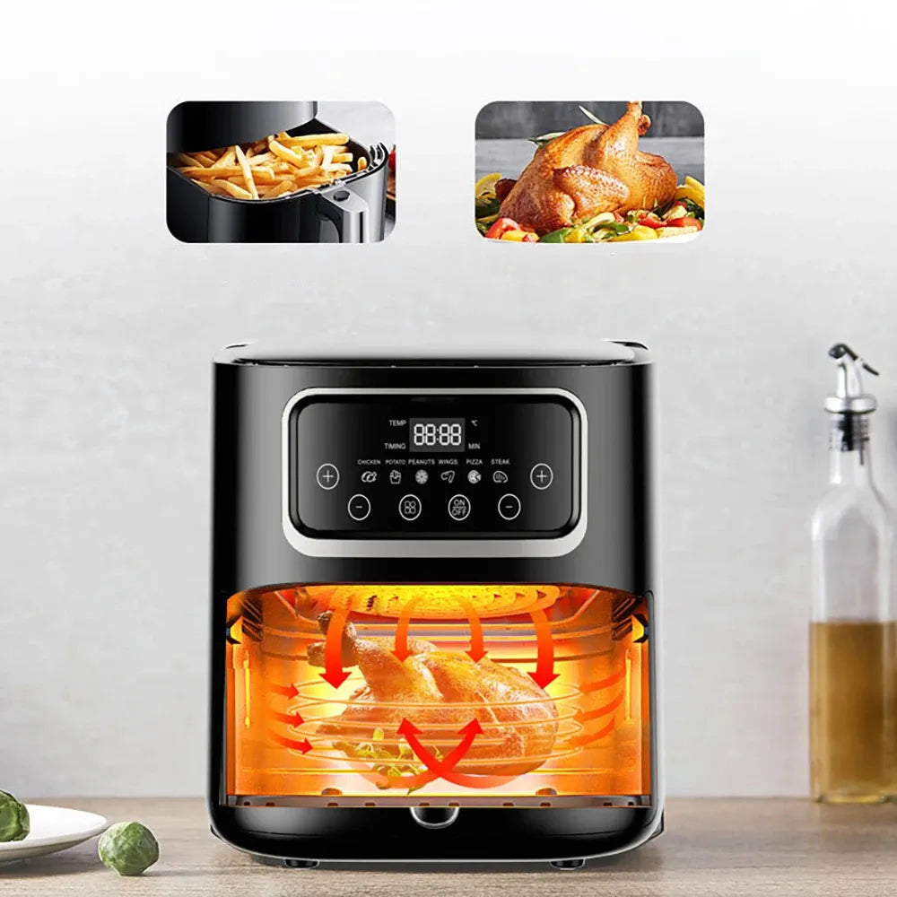 Friteuses sans huile multifonction avec écran tactile - 10L