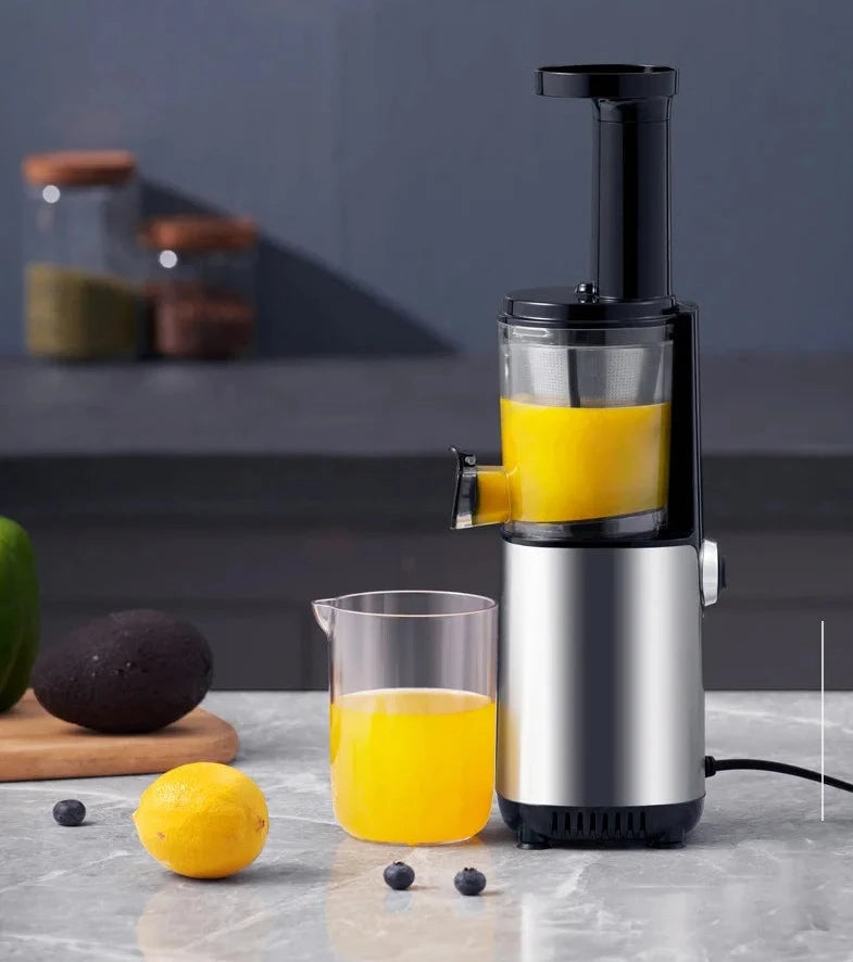 Extracteur de jus électrique multifonction avec 2 tasses en acier inoxydable