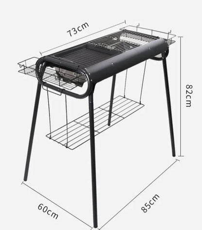 Barbecue multifonctionnel en acier inoxydable