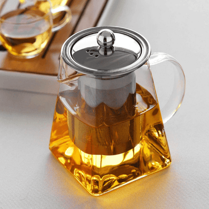 Théière en Verre Borosilicate avec infuseur