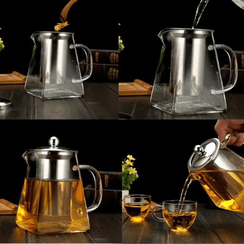 Théière en Verre Borosilicate avec infuseur